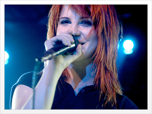 paramore hayley williams red hair. Hayley Williams – vocals